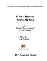 O for a Heart to Praise My God SAB choral sheet music cover